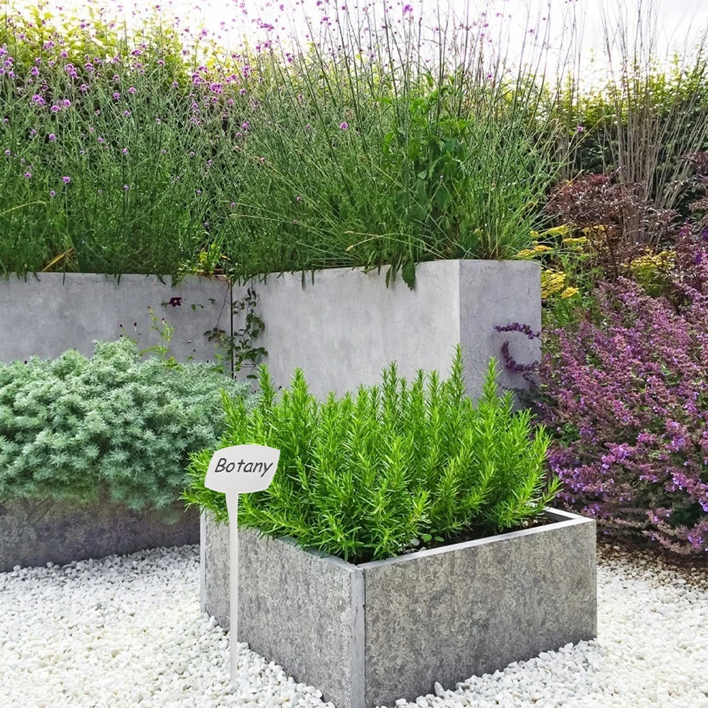

8 Pcs Garden Plant Labels Plastic Markers Easy Insert Vegetable Nursery Tree Identification Gardening Signs for Garden