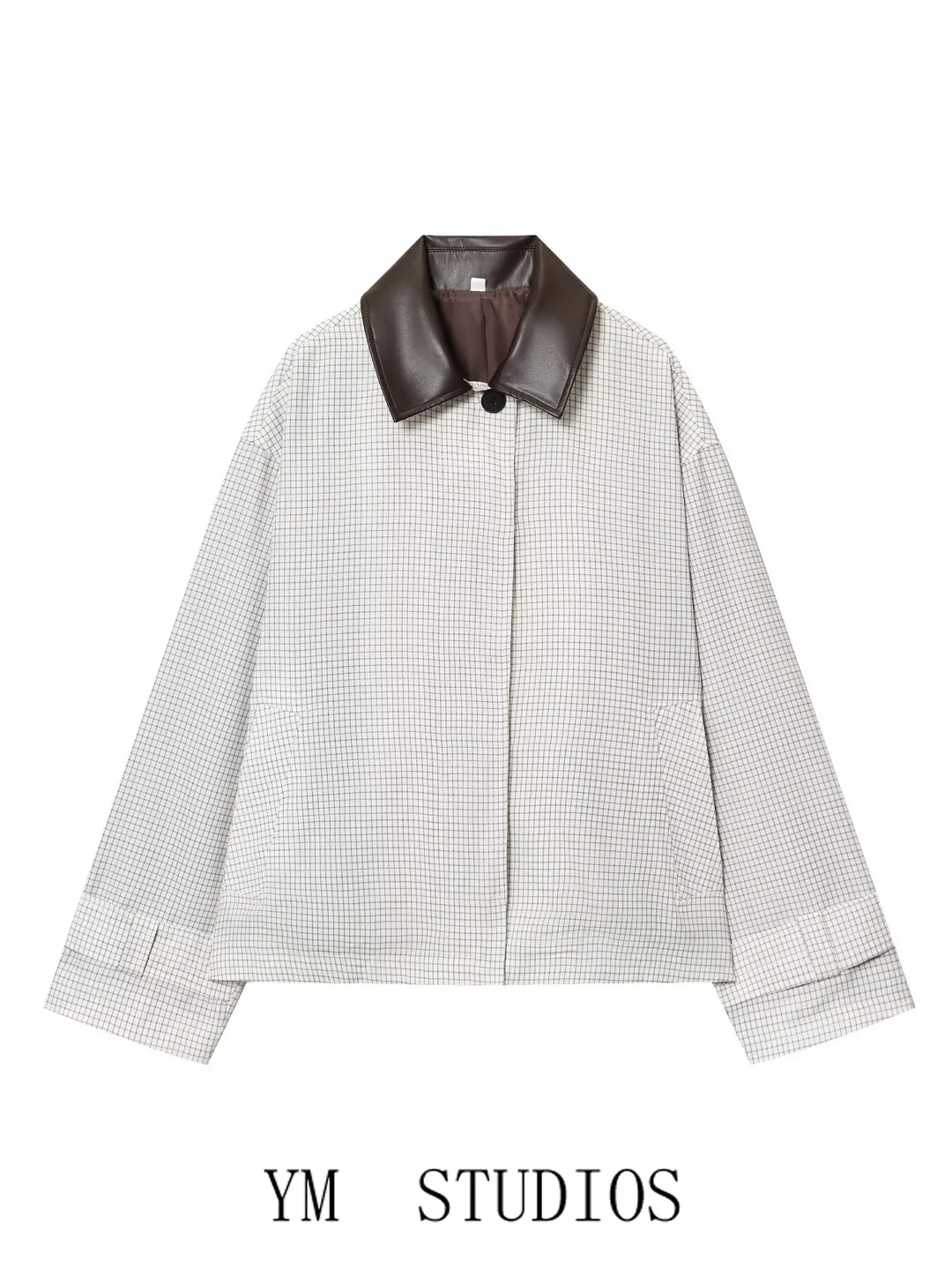 women's-ort-plaid-color-blo-leather-collar-jaet-2025-new-design-sensation-coat-european-sle-irt-collar-button-closure