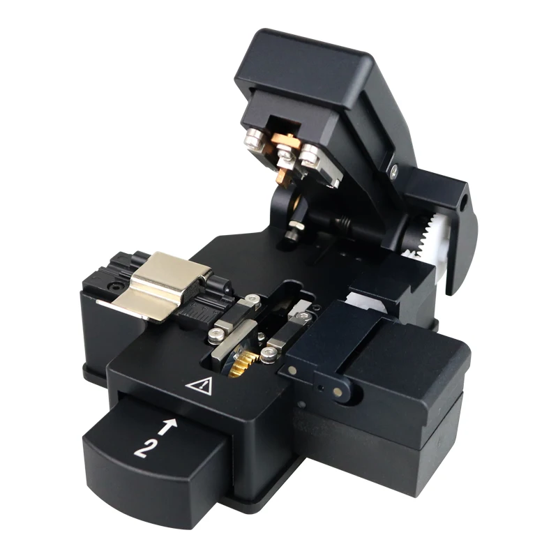 Single & Ribbon Fiber FCL-10 Optical Cutter Automatic Precision Fiber Cleaver with Fiber Scraps