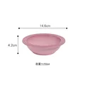 pink bowl