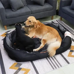 Cama ortopédica impermeable lavable para perros XXL–L, cojín extraíble
