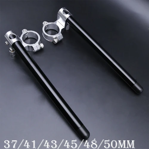 Imagen 2 del producto Clip de manillar elevado de 37-51 y 41MM para manillar Universal de 7/8 ""y 22mm, Clip de barra de mango de horquilla de aluminio CNC para motocicleta
