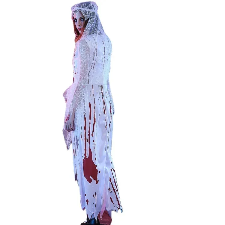 Zombie Geist Braut Rollenspiel Cos Kostüme Geist Braut Cosplay Frauen Spiel Uniformen Halloween Kostüme