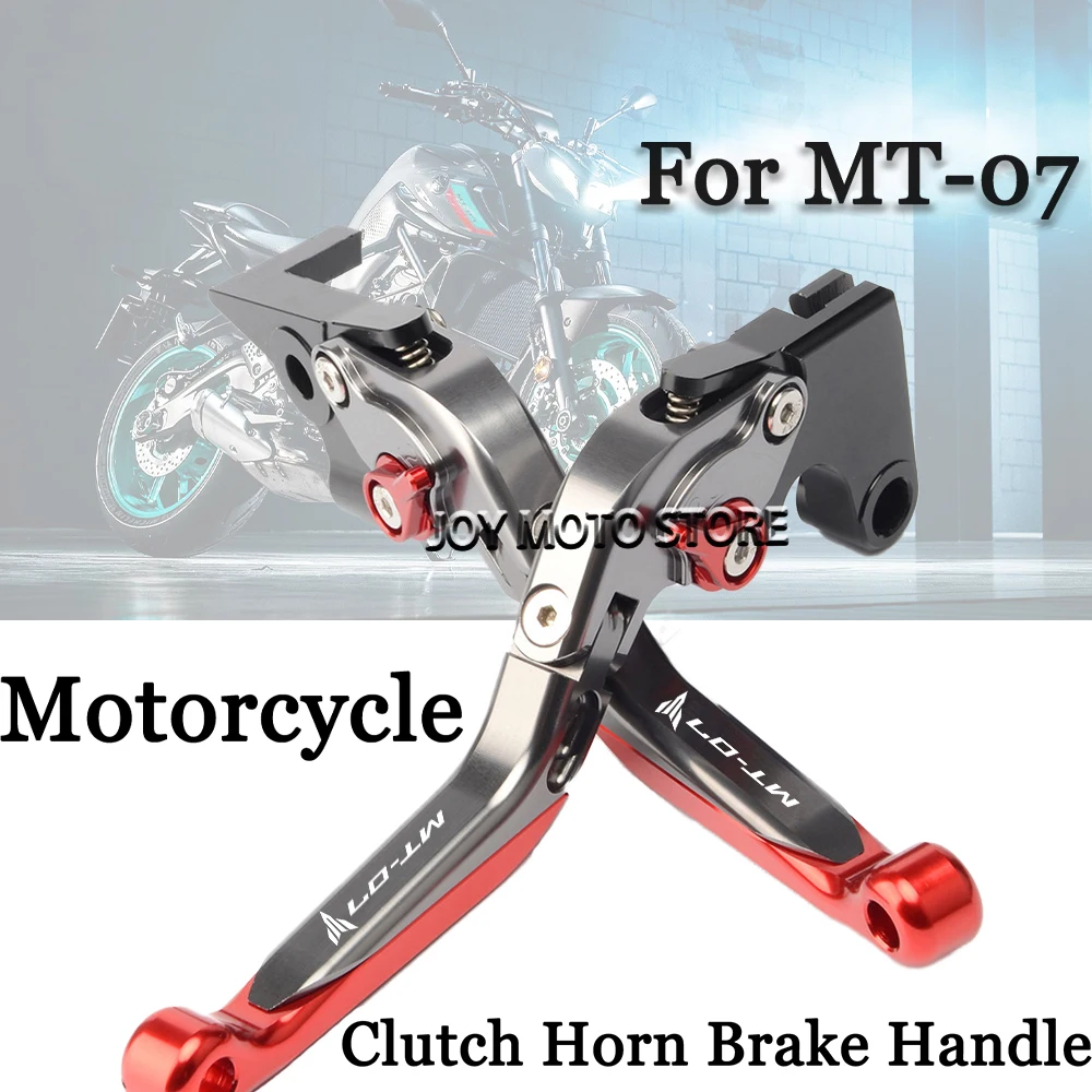 

For MT 07 mt 07 Mt 07 Motorcycle Accessories Brake Clutch Levers Foldable Extending Handle Bar