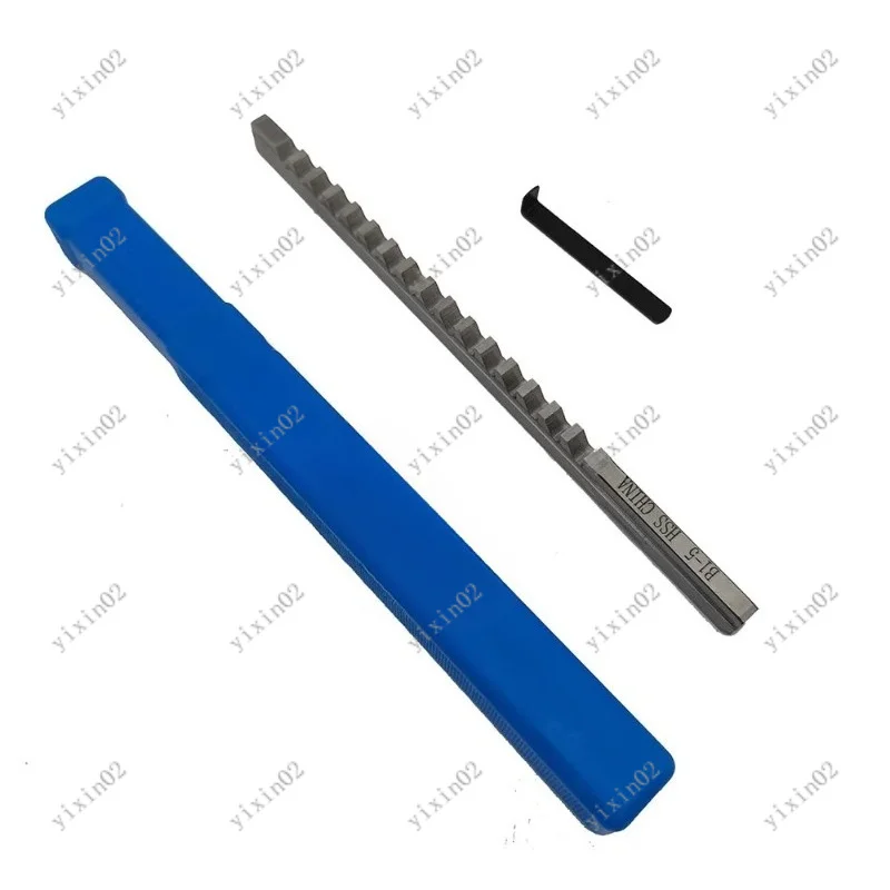 HSS Metric Push Keyway Broaches A1-E1 2-18mm Sizes Precision CNC Milling Machining Cutting Tools