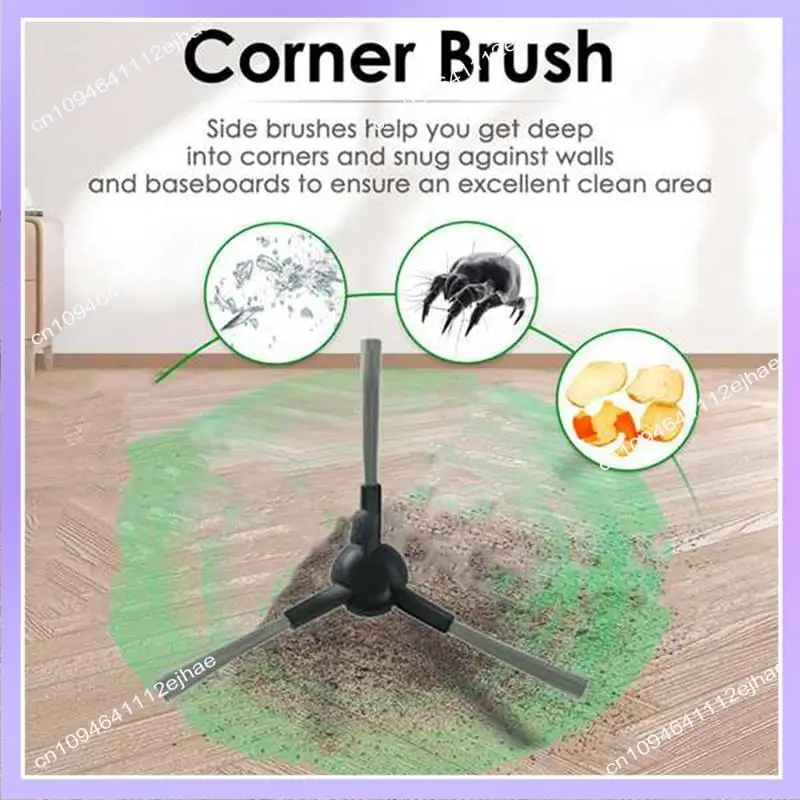 N83R 20 قطعة فرشاة جانبية ل Jonr P20 Pro الذاتي تفريغ جهاز آلي لتنظيف الأتربة أجزاء استبدال طويلة الأمد قطع الغيار الملحقات