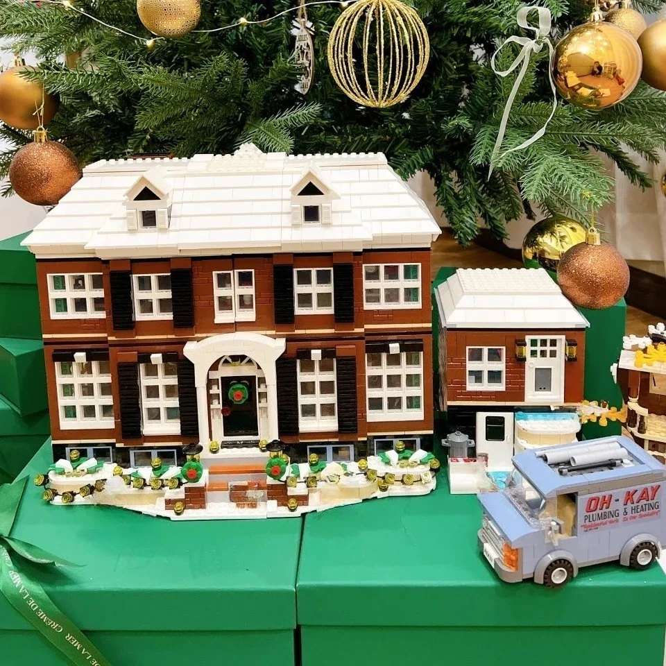 2025 New Ideas Home Alone House Model Building Blocks Bricks Ducation Toy for Boy Kids Christmas Birthday Gifts 3955 Pcs