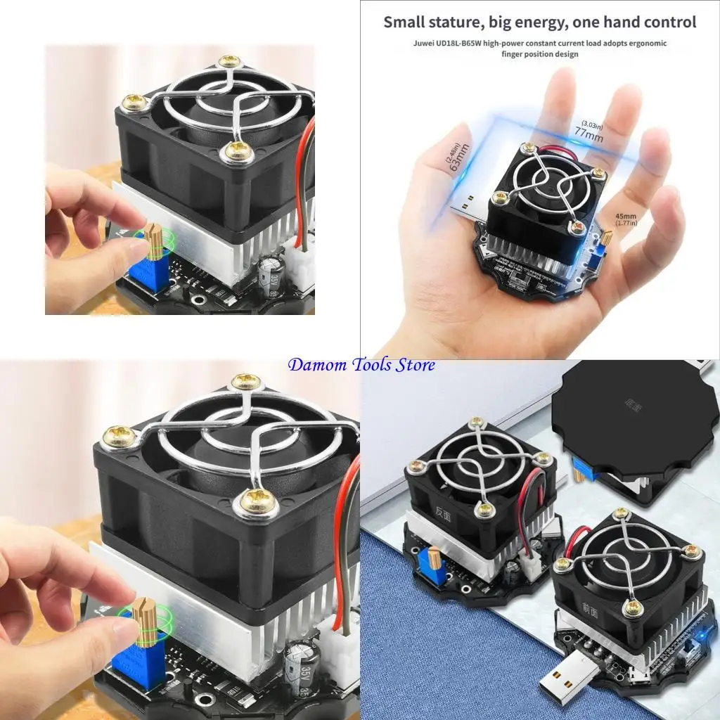 57BE Discharge Load With Temperature Control Fan And Heat Sink For Battery Testing