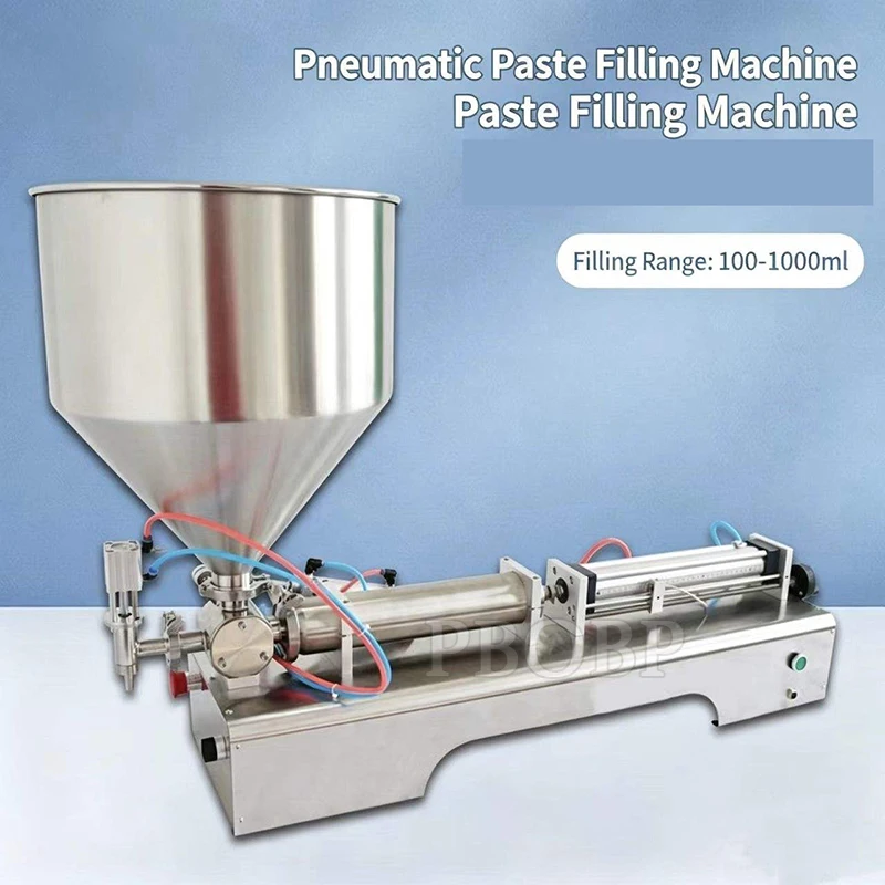 PBOBP Smart CNC Fully Automatic Stainless Steel Liquid Filling Machine-High Precision High Flow Rate Compact Design Large