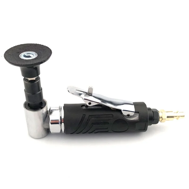 

Пневматическая угловая шлифовальная машина 1/4 дюйма, 90 градусов, для резки, полировки и гравировки, набор инструментов с ключом