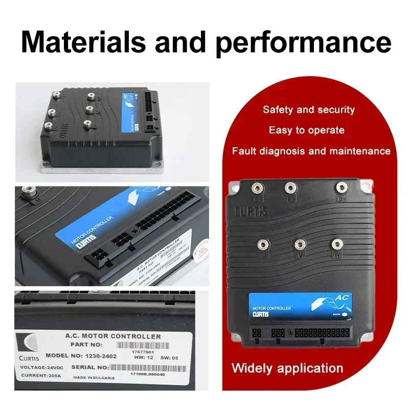 المبيعات الساخنة عالية الجودة كورتيس 1230 وحدة تحكم محرك التيار المتردد 1230-2402 (200A) 7800400002