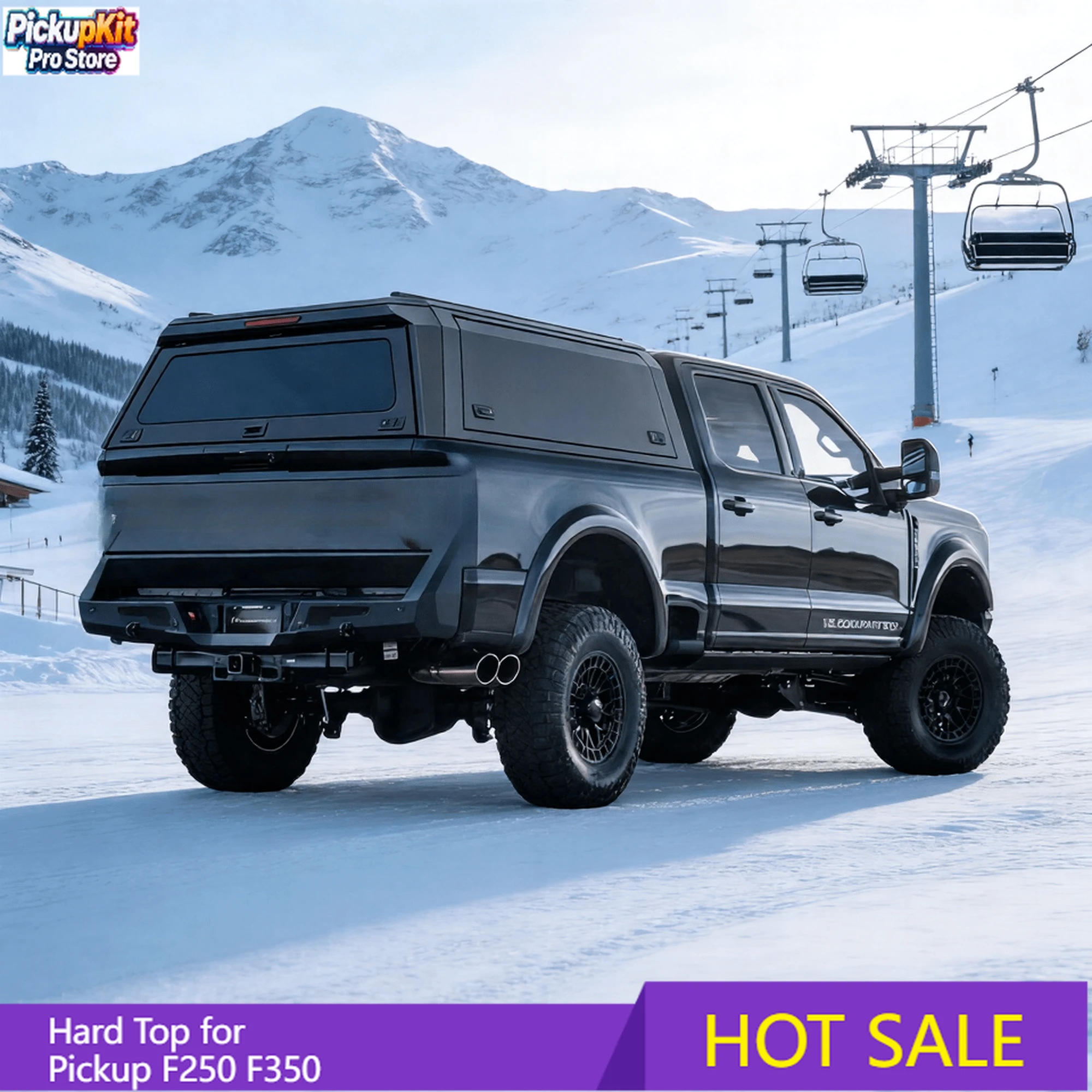 

Лидер продаж: жесткий тент-кемпер для пикапов F250 F350 (6.8 футов)