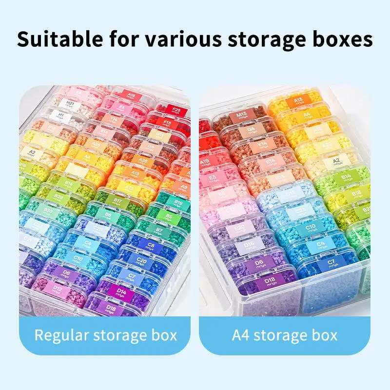 1/20 Pcs PP Storage Box Mini Transparent Plastic Case Container Square Rectangle Packaging Box For Jewelry Beads Small Item