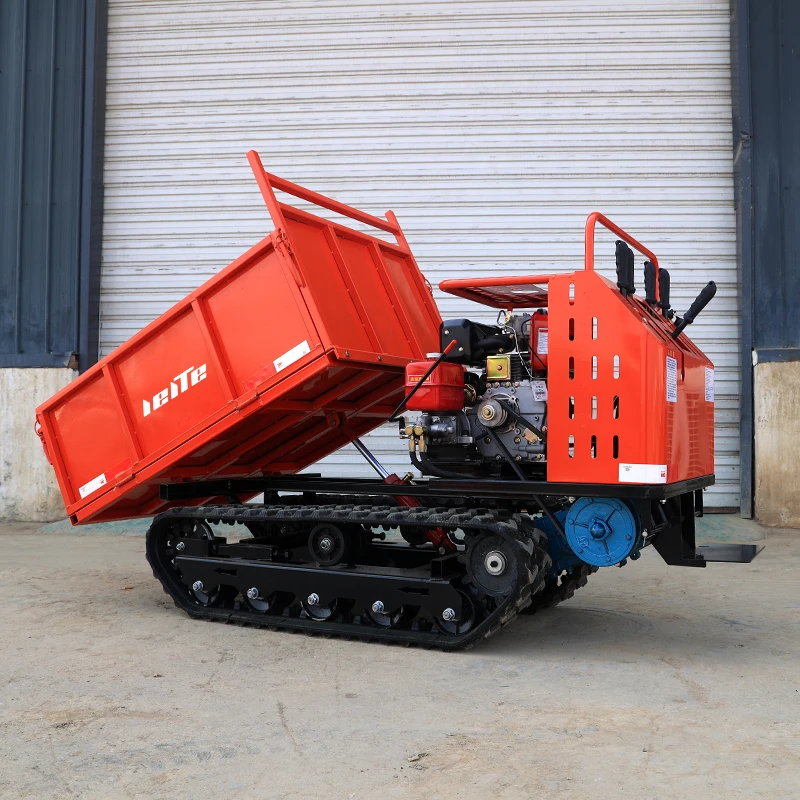 High Efficiency 1.2ton 1.5ton 2ton 3ton Parthenocissus Crawler Transporter