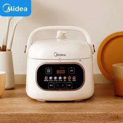 Midea 2.2L Electric Pressure Cooker Smart Multifunction Heater Soup Porridge Heating Intelligent Electric Rice Cooker For Home