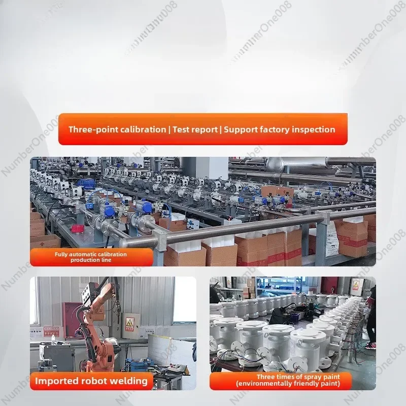 Intelligent Electromagnetic Flowmeter Sewage Digital Display High Precision Liquid Integrated Split Pipe Sensor Dn50