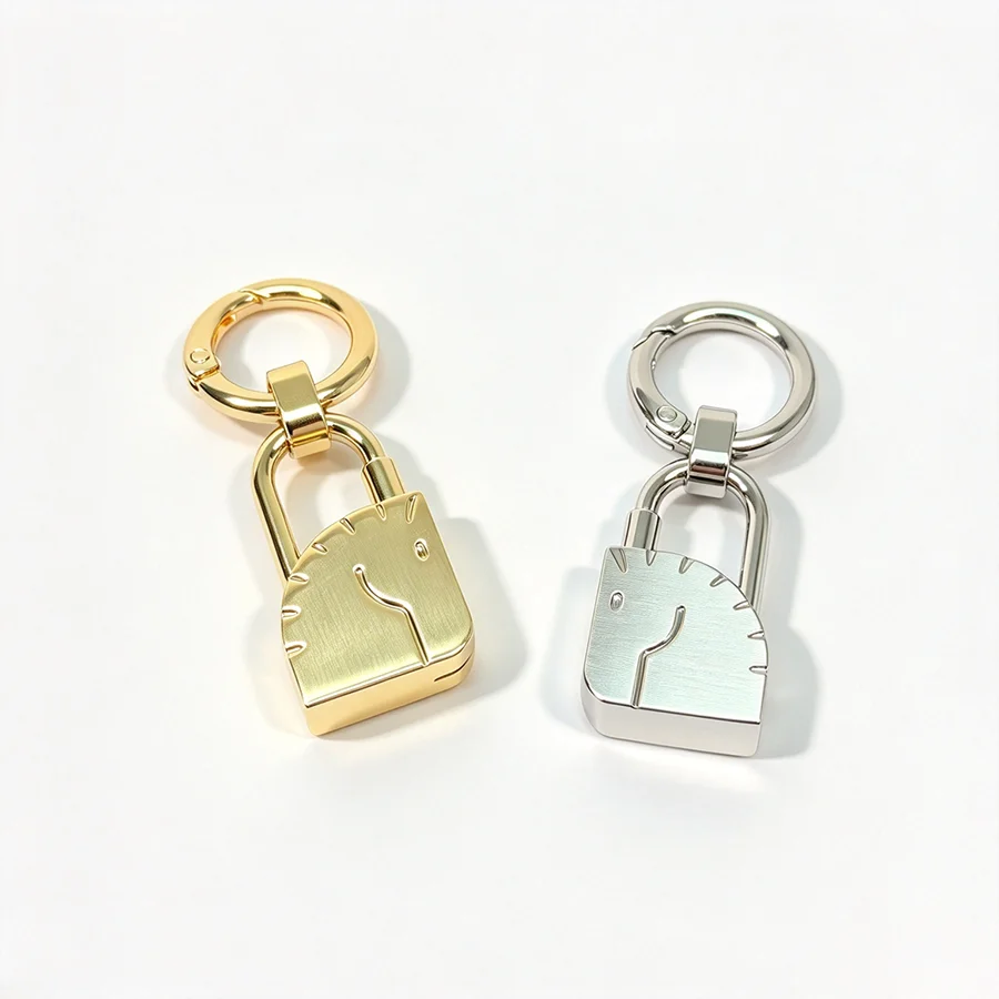 New Bag Charm For Woman Bag Horse Head Lock Charm Alloy Animal Metal Lock Bag Pendant Luxury Design High-end Charm Necklace