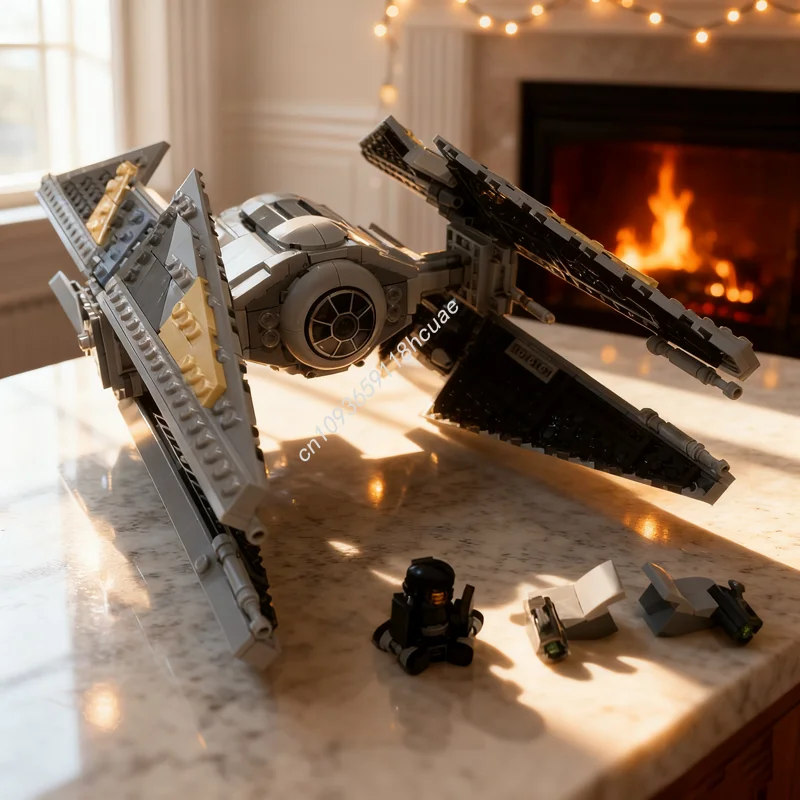 819 pièces MOC Playscale Tie Avenger Star bataille modèle blocs de construction Architecture jouets assembler bricolage idée cadeaux de noël créatifs