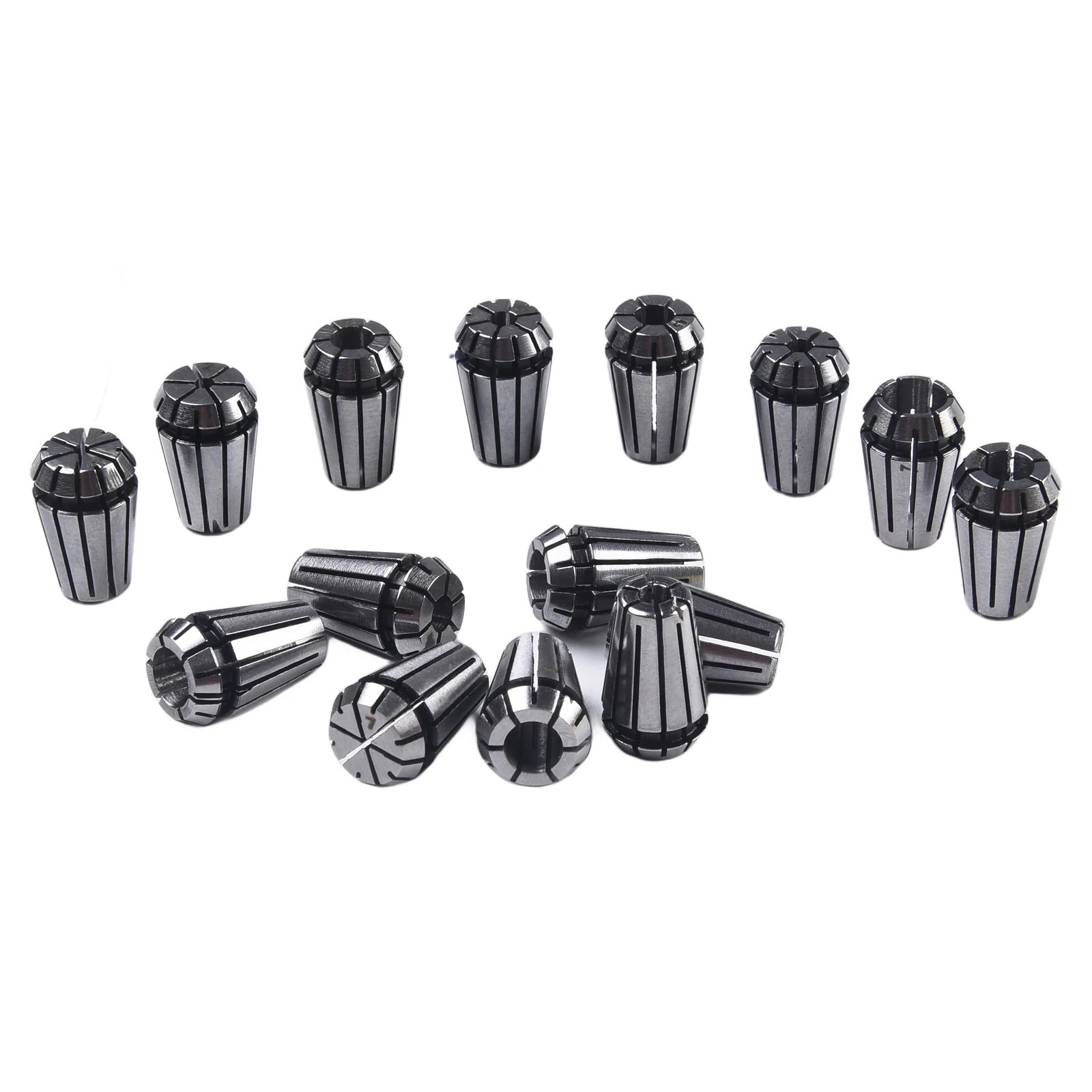 

Milling Lathe CNC Chuck Bit Holder Tool ER11 Precision Spring Collet Set Stable Performance and High Precision