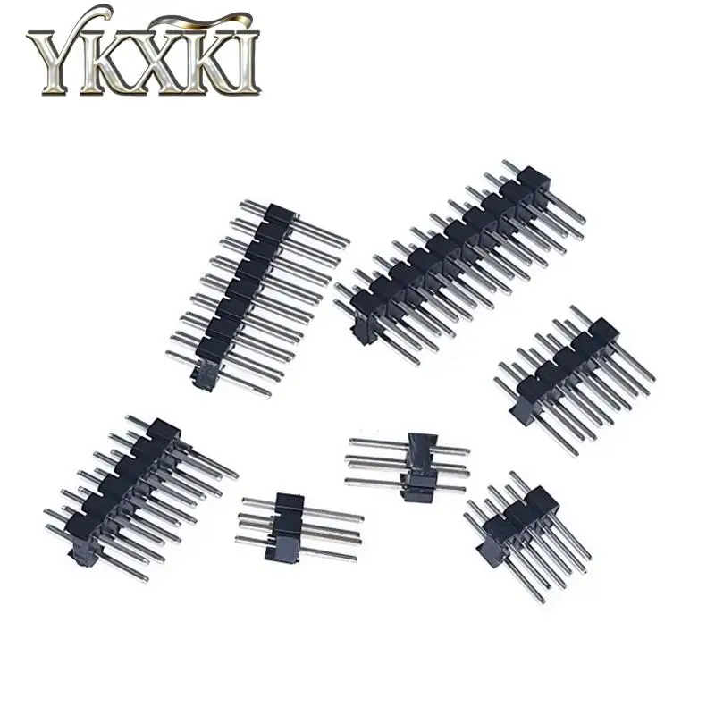 20-50Pcs 2.54mm 1X40P 2*40 Pin header PCB Board Pin Header Connector Strip Pinheader 2/3/4/5/6/8/10/12/15/20/40Pin For Arduino