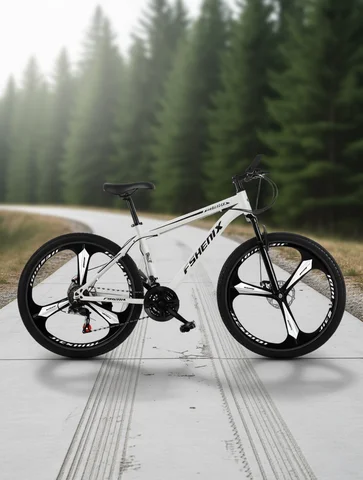 Adult wholesale mountain bikes, 24-inch and 26-inch, shock-absorbing, 21-speed off-road bikes, and college student bicycles