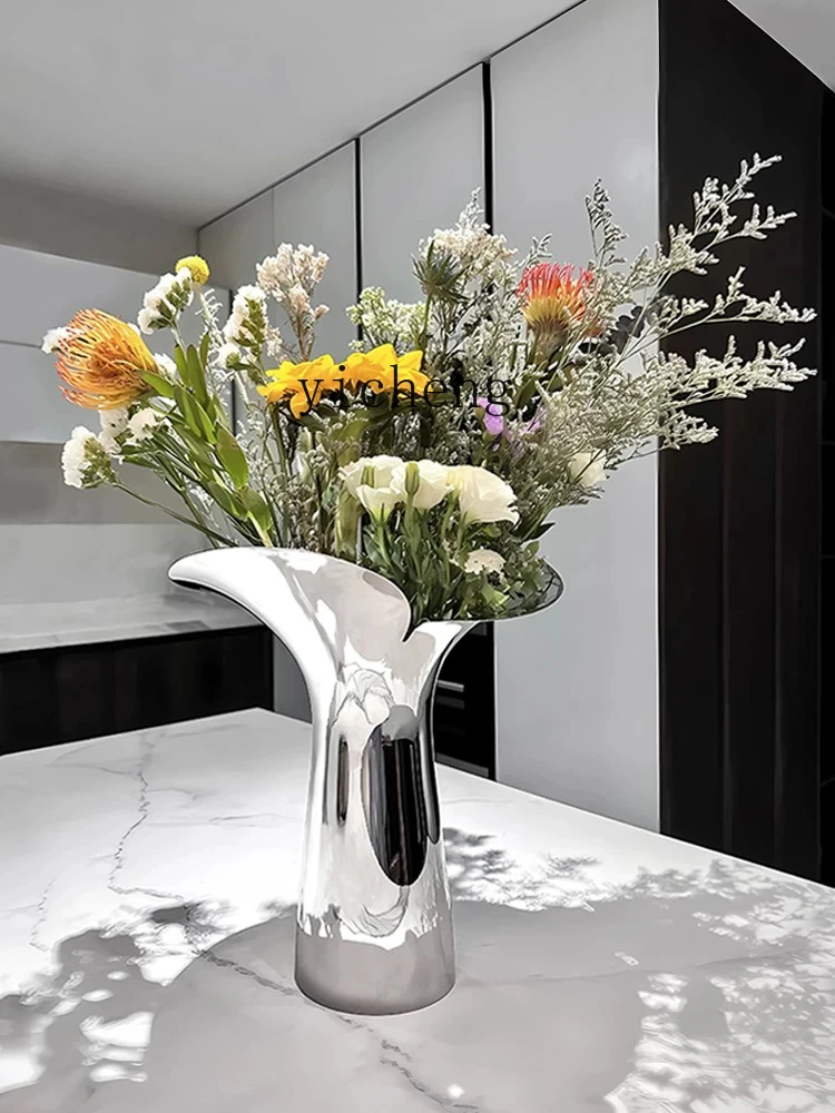 Vase Light Luxury European Style Bedroom Home Flower Arrangement Dining Table Living Room Decoration