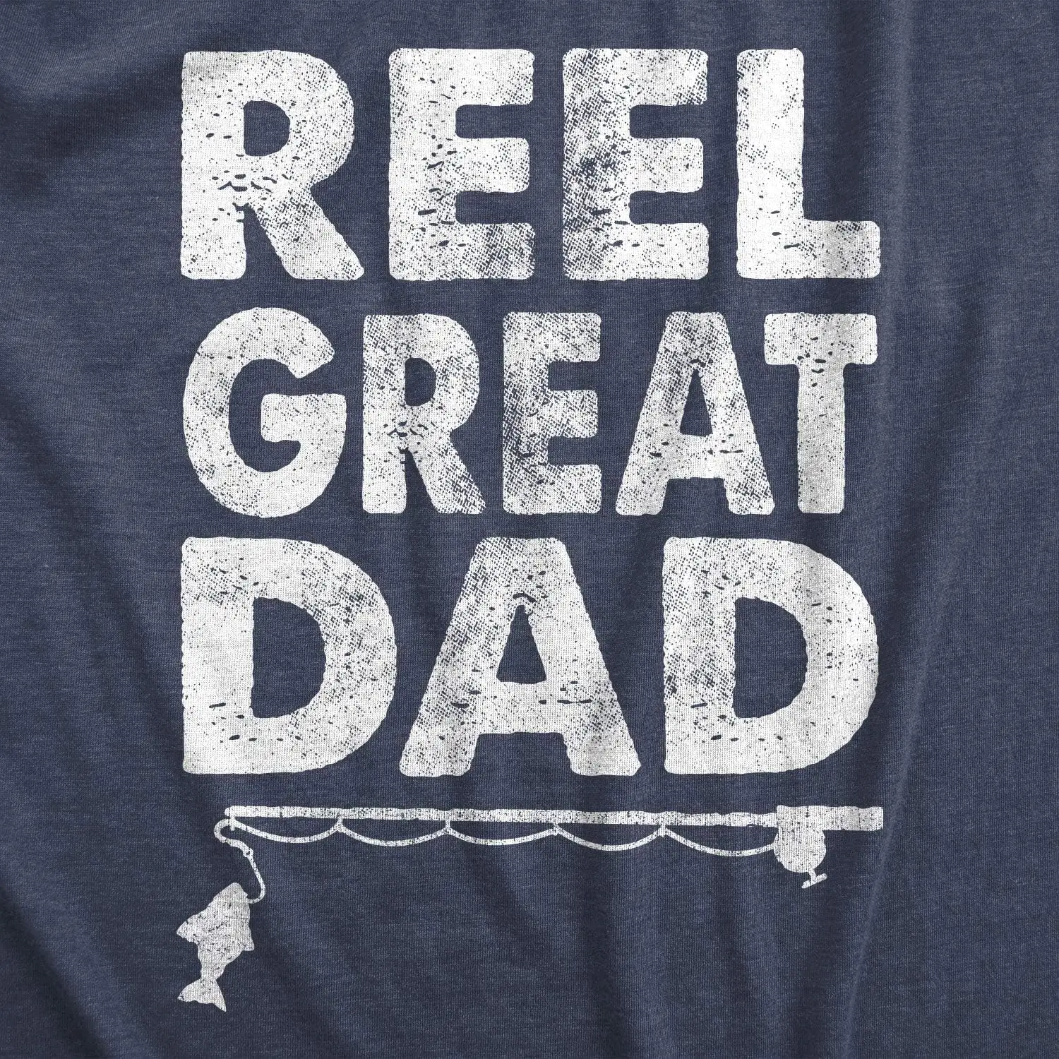 Crazy Dog Dad Fishing Shirts Funny Father's Day Reel Cool Dad Papa Grandpa Tees