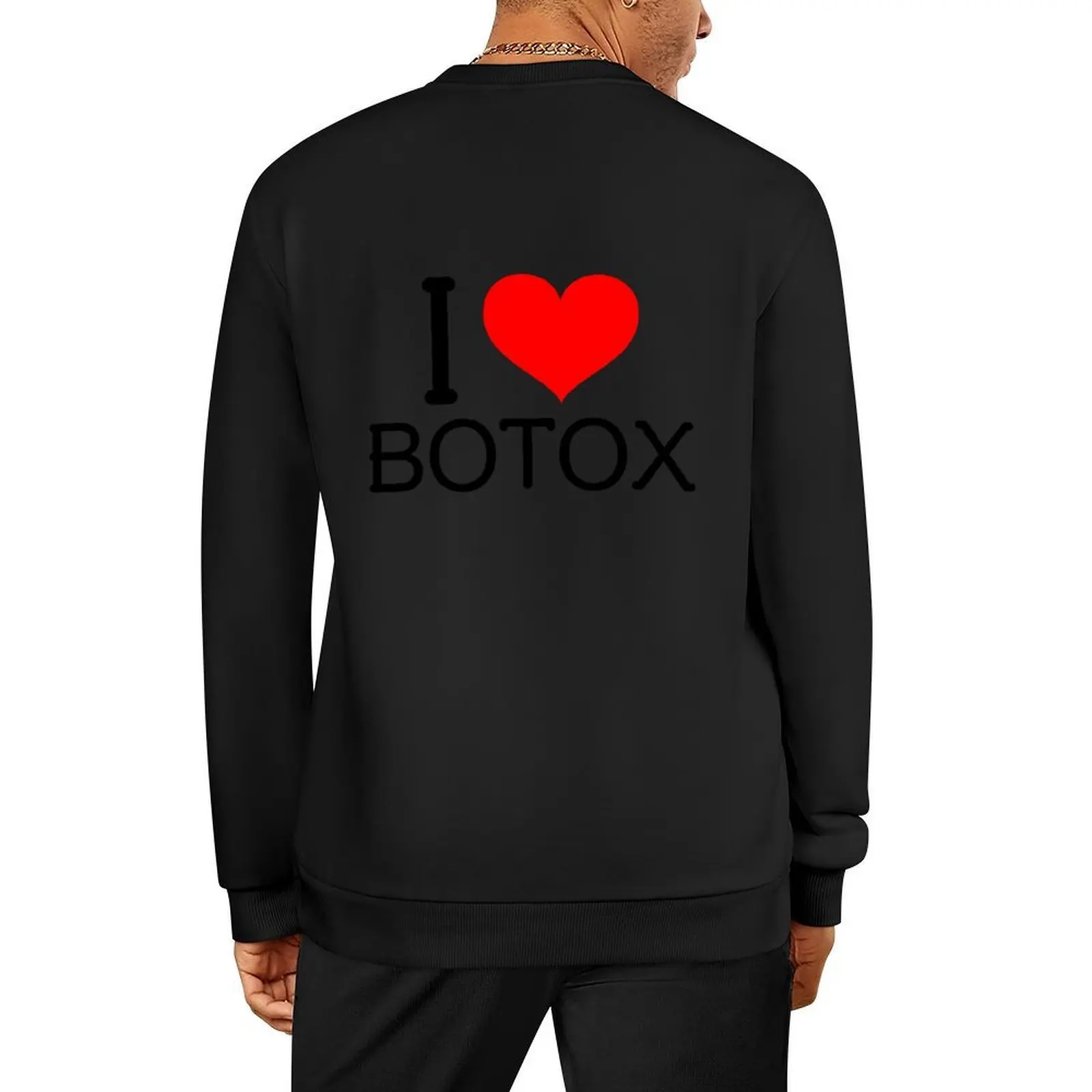 

I love botox Pullover men's winter sweater anime clothing mens designer clothes korean clothes anime sweatshirt