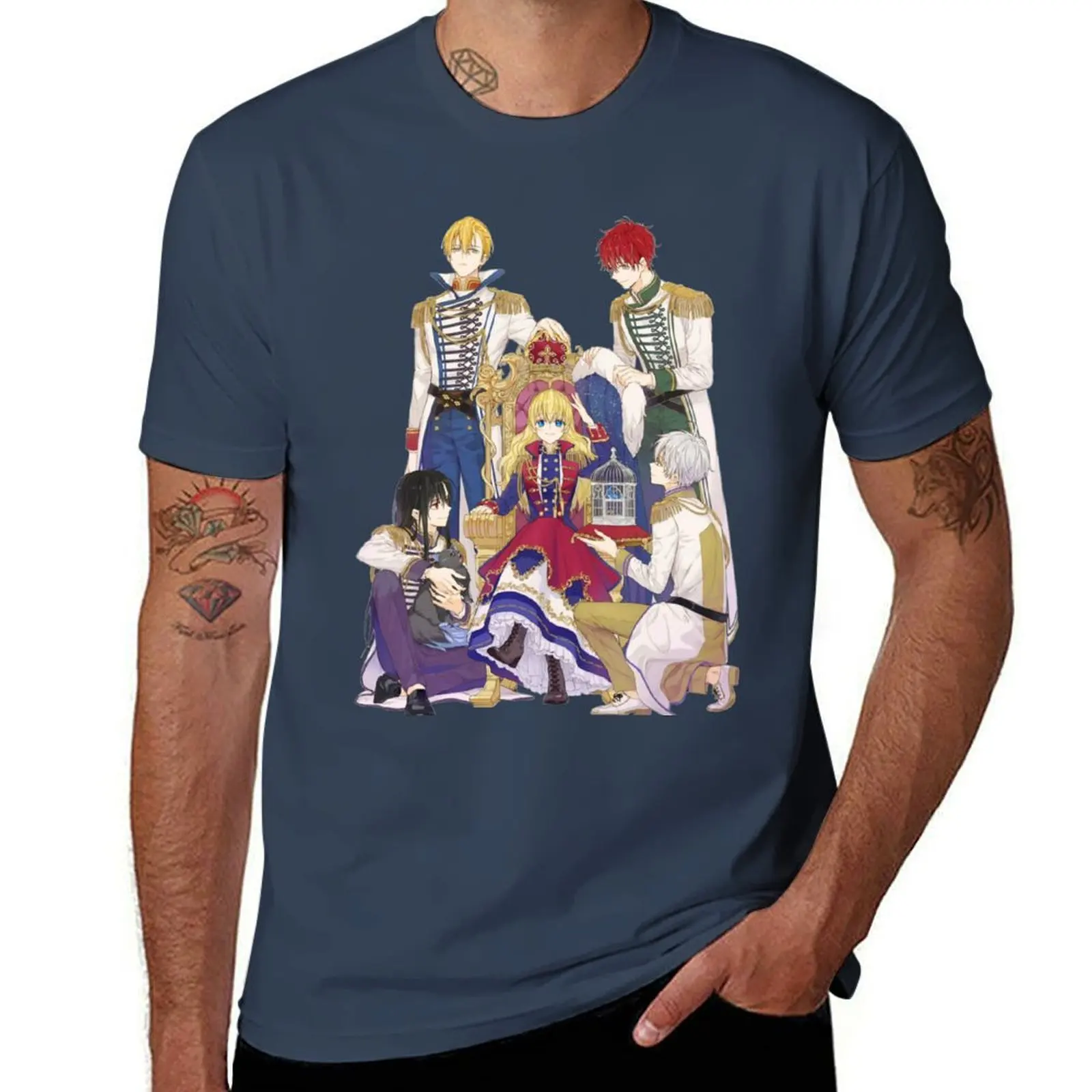 تي شيرت من صنعني أميرة / فجأة أصبح أميرة يوم واحد أثي أثاناسيا، كلود دي أوبيليا، فيليكس، لوكاس، إيجكييل/إيكيز