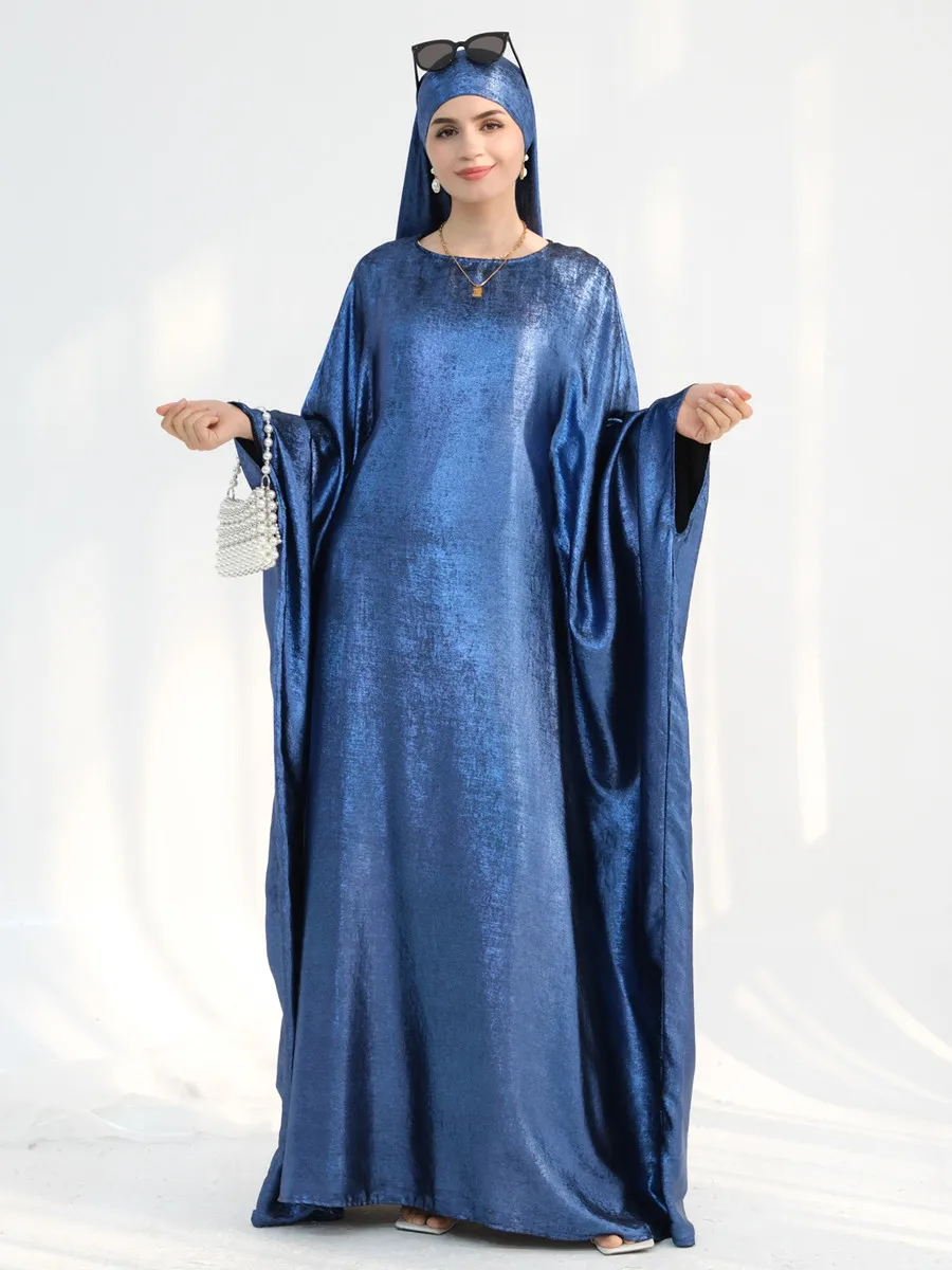 NONE Traditional Abaya Solid Color 7