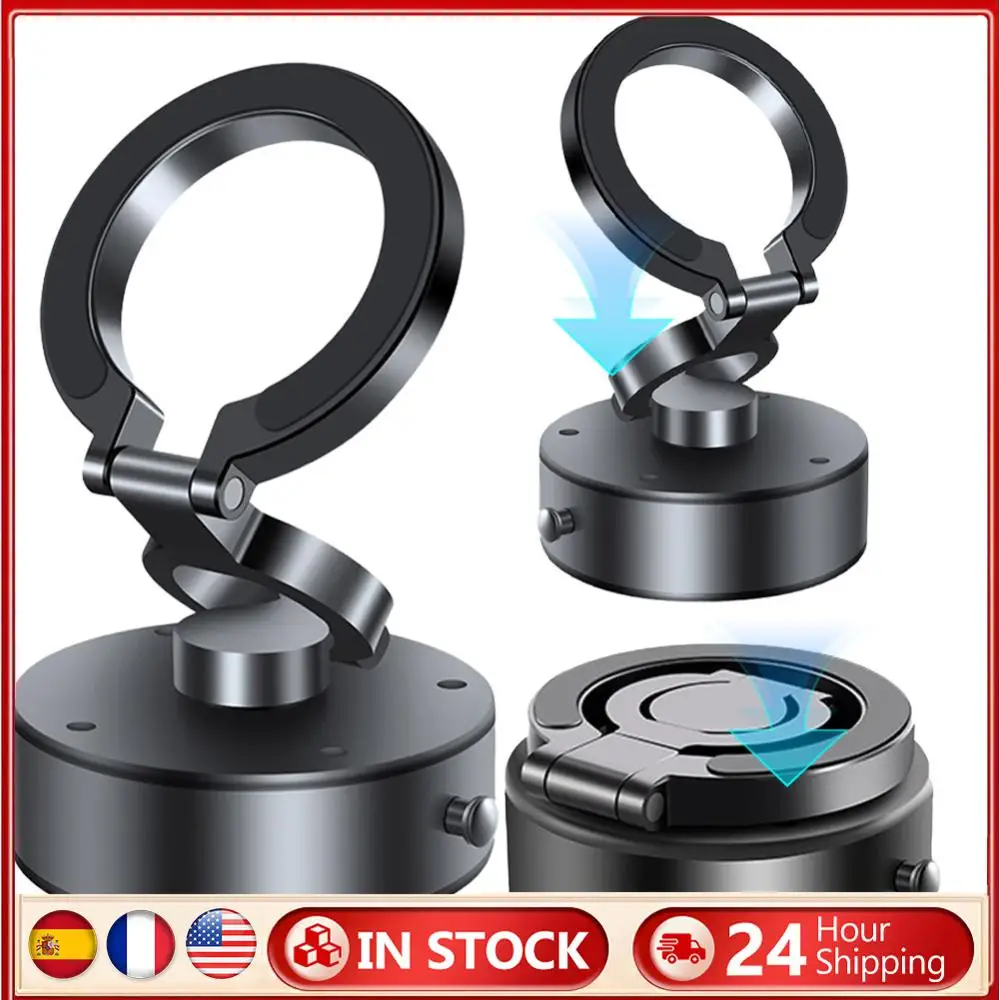 

Magnetic Car Phone Holder Car Dash Phone Mount Tri-fold Car Phone Bracket Hands Free Foldable Phone Stand Car Accessories