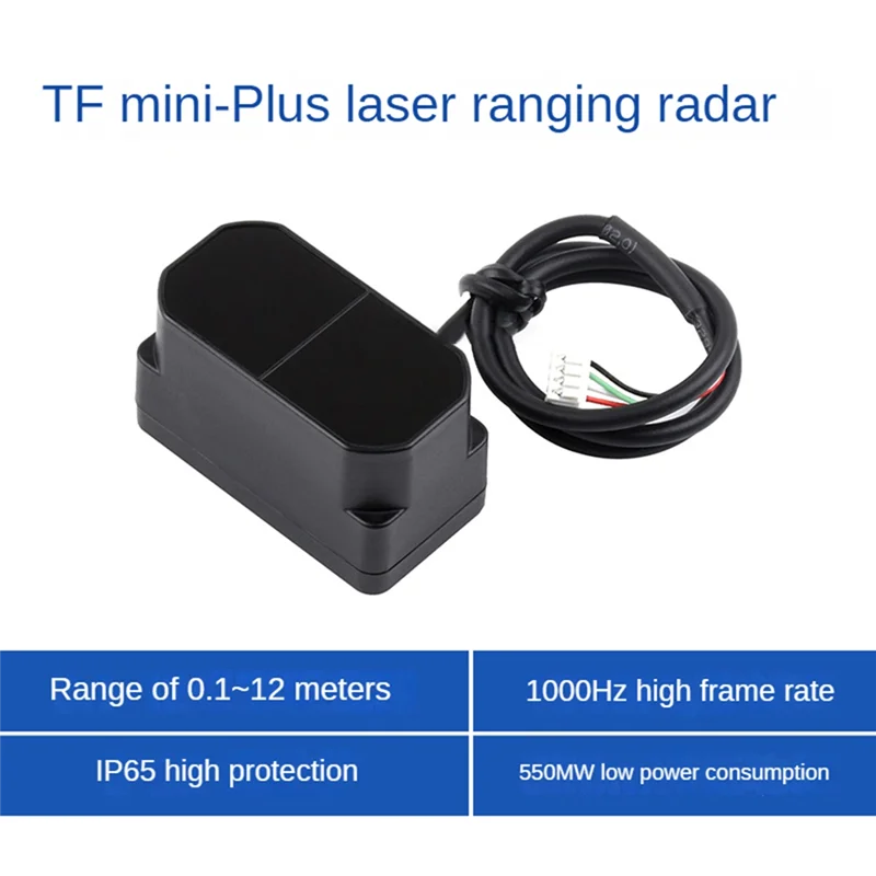 Lidar Range Sensor Module Kit Sensor Module Tfmini Plus 12M Range High Frame Rate Small Blind Area High Accuracy