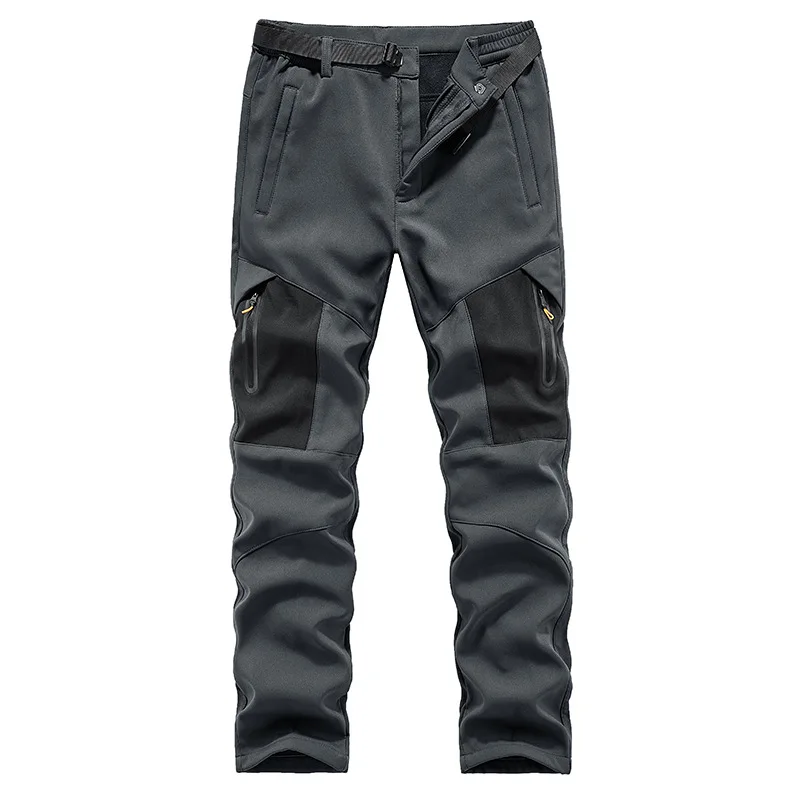 Men's Tactical Pants Multiple Pocket Elasticity Military Commuter Tacitcal Trousers With Belt Men Slim Quick Dry Cargo Pants