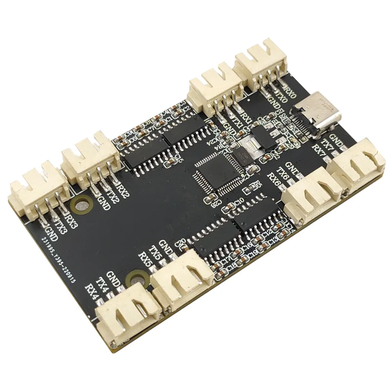 USB to 8 RS232 serial port module Typec to 8 UART/Multi COM port splitter hub