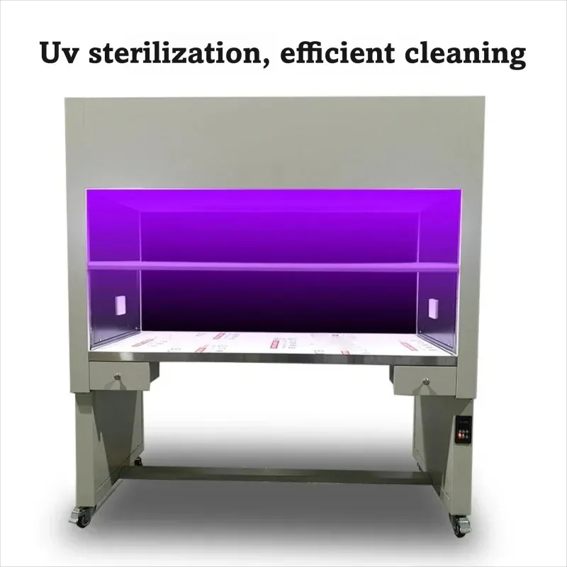 Clean Bench Laminar Flow Cabinet Dust Free Sterile Workstation Two Person Laboratory Equipment