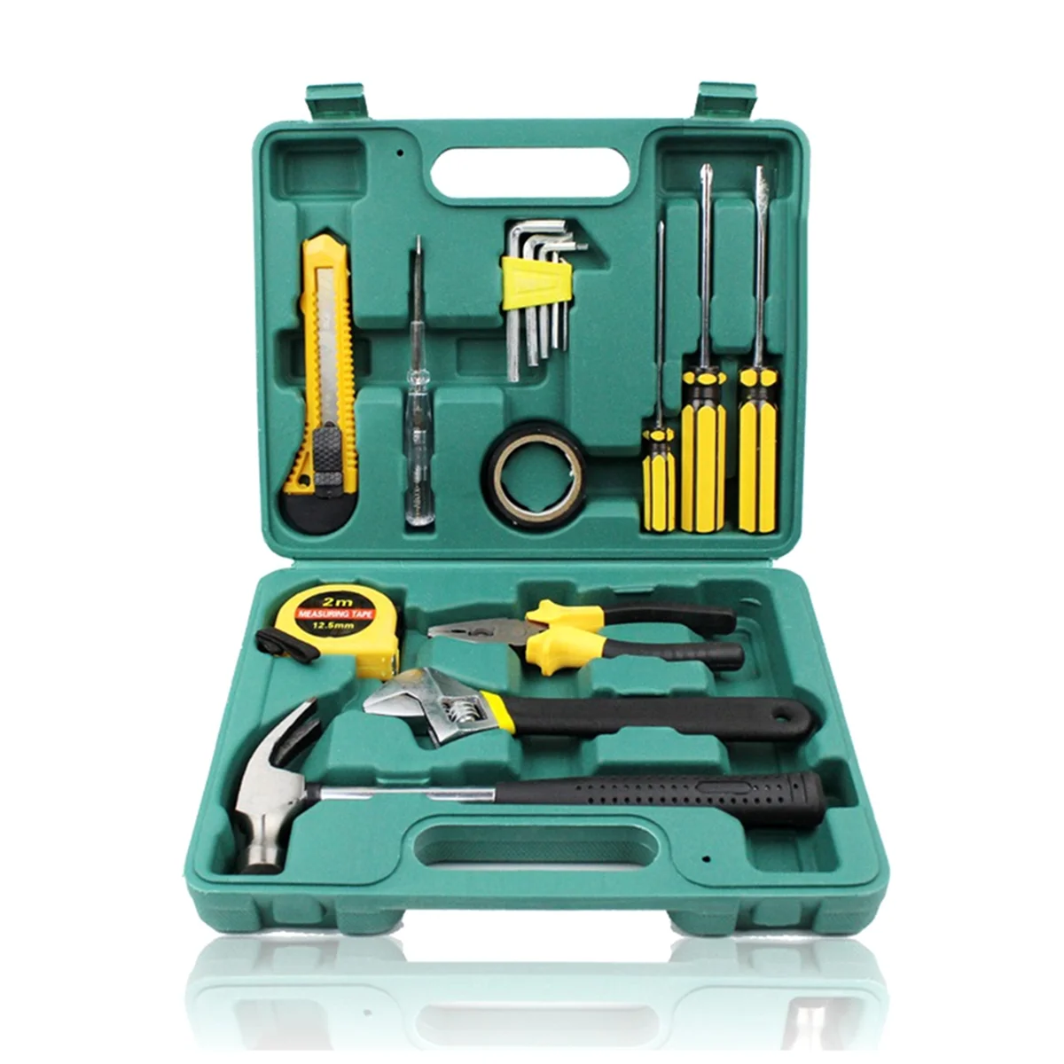 16 Pcs Multifunctional Vehicle Emergency Maintenance Tool Kit Go on Road Trip Rescue Workers' Vehicle Maintenance Tool G