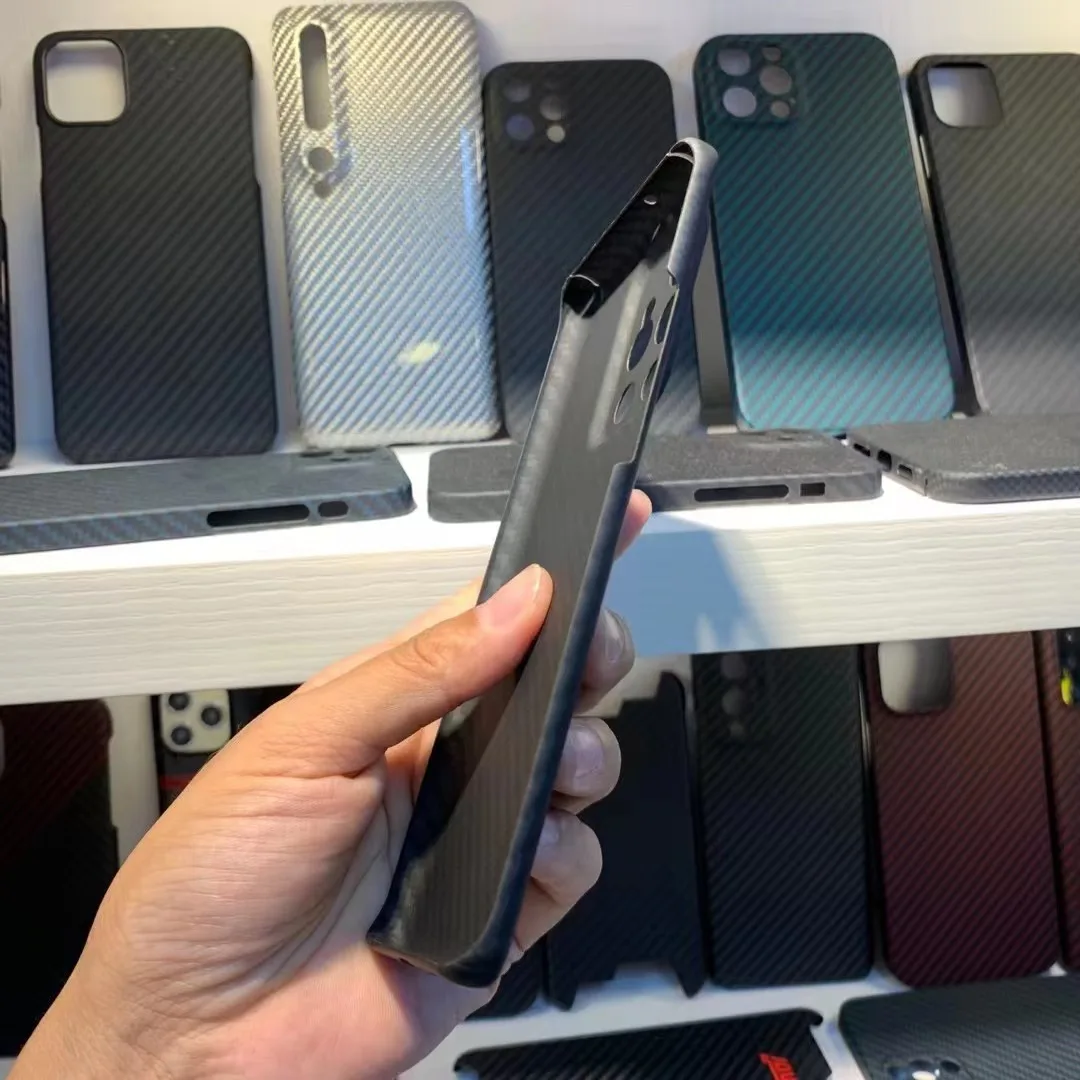 Custodia in vero carbonio per Meizu 18 pro custodia in fibra di carbonio Meizu 18 cover per telefono in fibra aramidica custodia business Anti-caduta ultrasottile