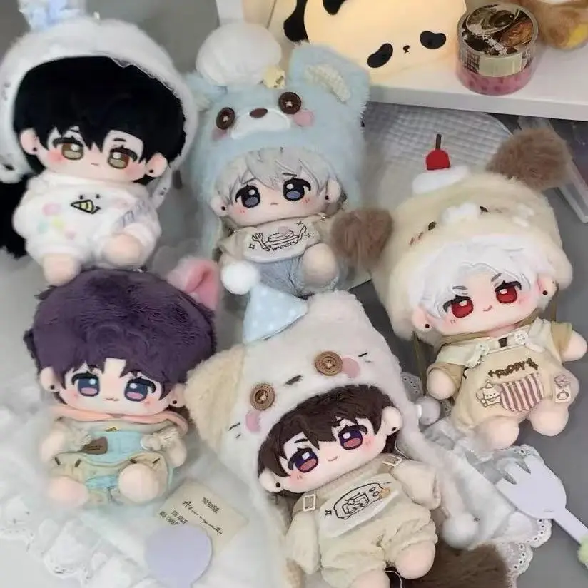 10cm Love and Deepspace Game Mini with Skeleton Doll Sylus New Body Dress-up Cotton Doll Toys for Kids Stuffed Plush Keychain