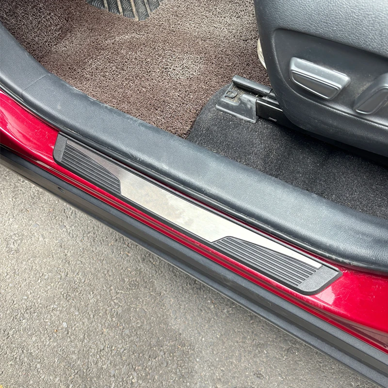 Car Welcome Scuff Plate Styling Sticker For Subaru Levorg CROSSTREK WRX 2015-2022 2025 Door Sill Pedal Protector Car Accessories