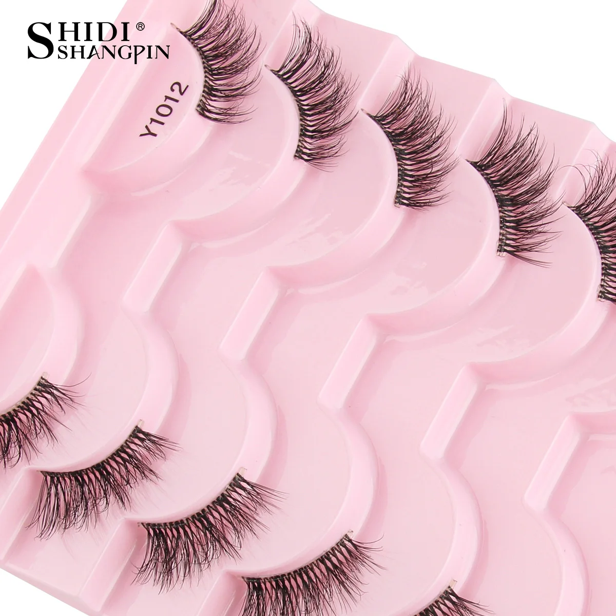 Neue Halbe Wimpern Falsche Wimpern 5/10 Paar 3D Nerz-Wimpern Natürliche Wimpernverlängerung Katzenaugen-Wimpern Make-up Faux Cils Fox Lash – Detail 24