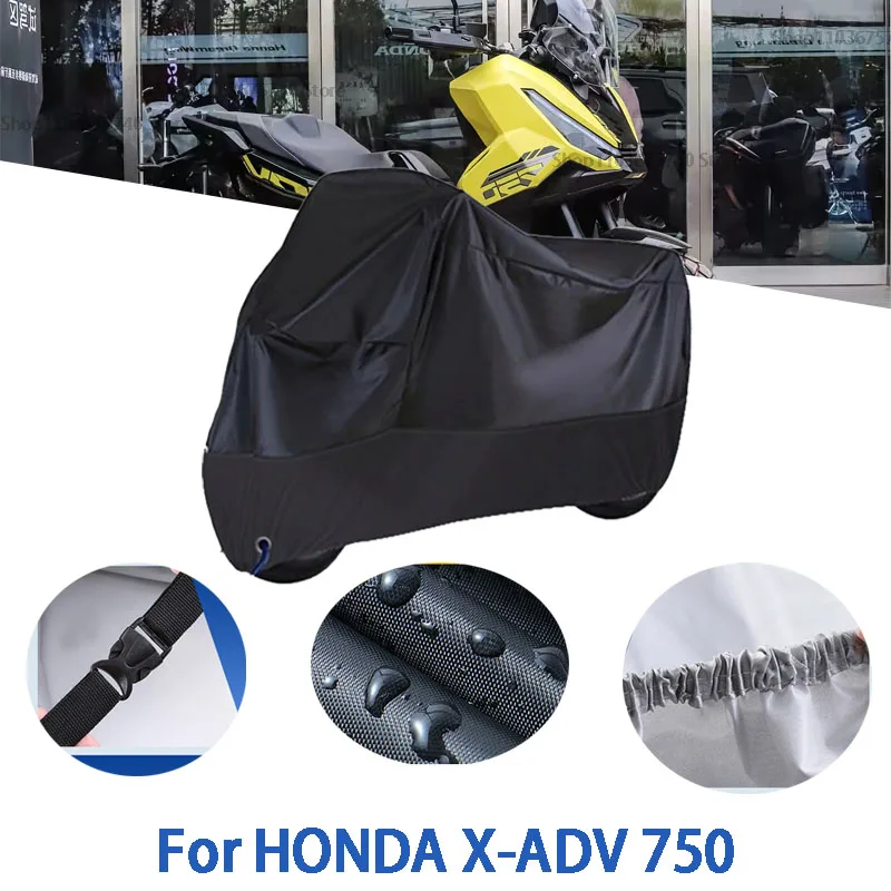 

Motorcycle Full Covers For HONDA X-ADV 750 Car Outdoors Sun Protection Dust No Ear Thickened Oxford Clothcover Accessories