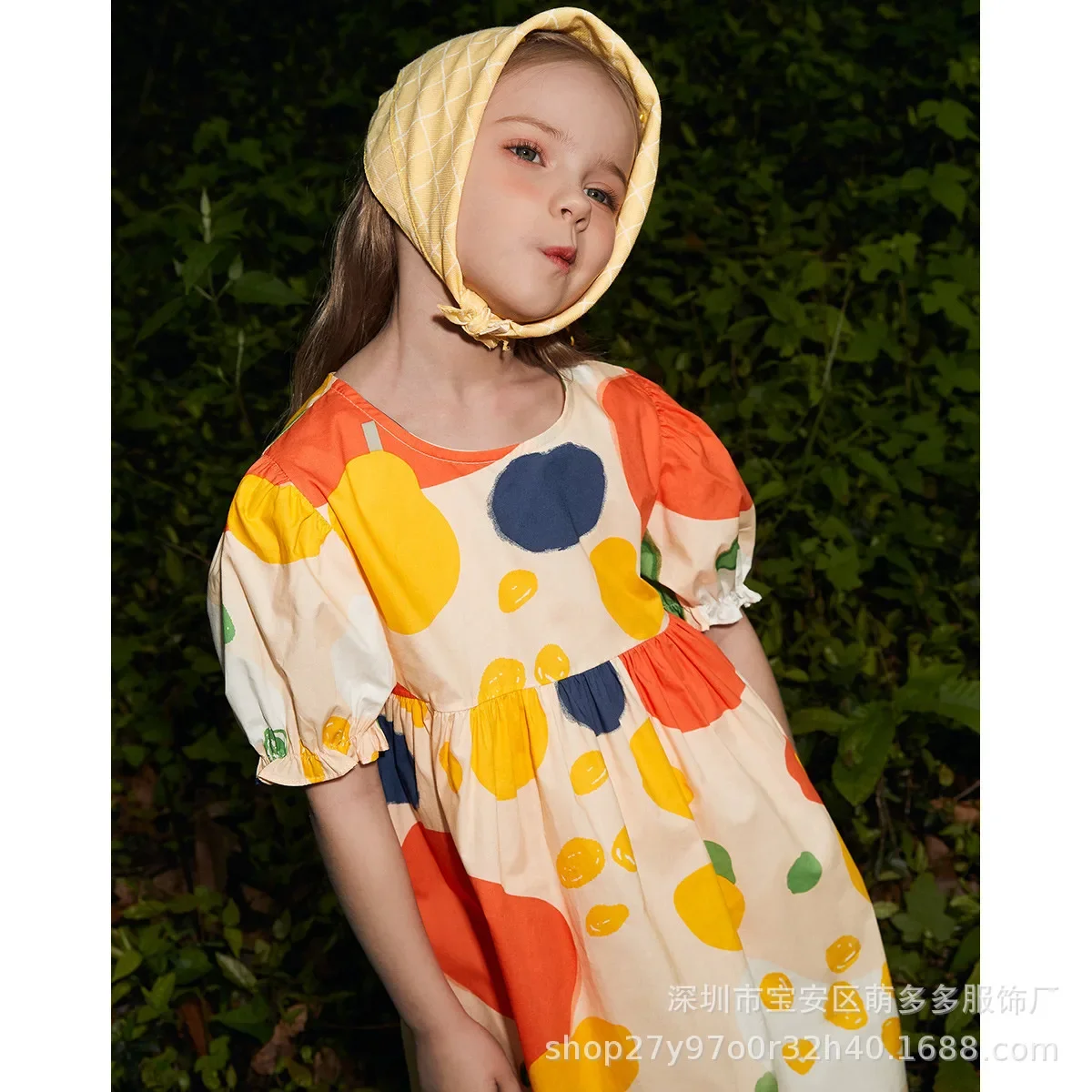 Kids Girls Dresses 2022 New Summer Colorful Princess Dresses Children  Clothing Baby Casual Clothing Vestidos