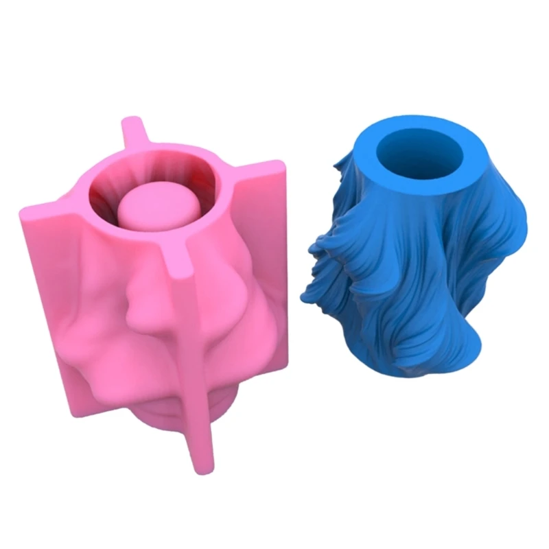 Art Pot Silicone Mold Flower Storage Vase Epoxy Resin Mold Suitable for Diy Crafts Jewelry Container Home Decoration