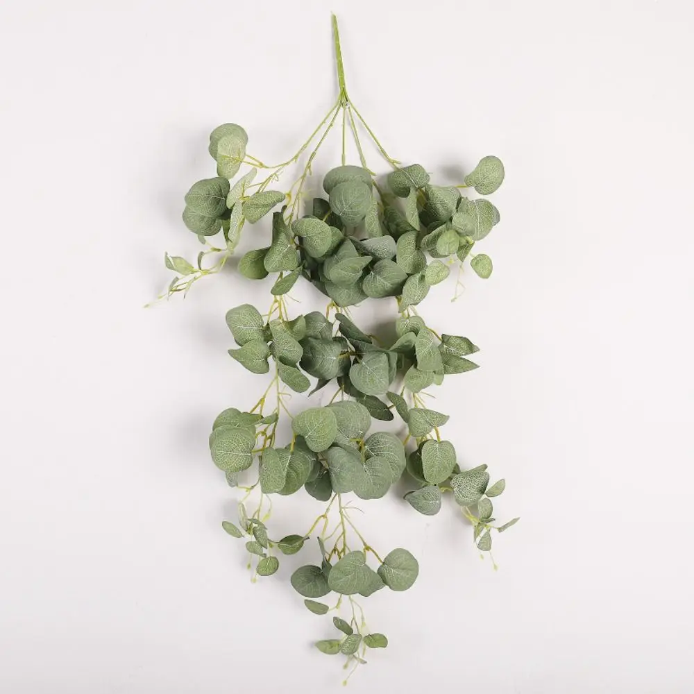 75cm Artificial Eucalyptus Leaf Vine Elegant Real Touch Ivy Wall Hanging Garlands Handmade Fake Plants Hotel Restaurant