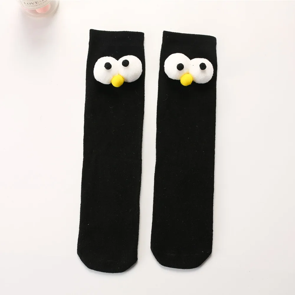 Children's Fashion big eyes straight pipes children's socks cute cartoon babies stockings  Boys Girl High-grade Socks 10 Pair