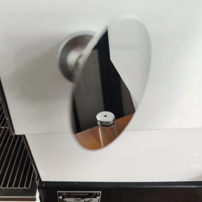 For Italian coffee extraction observation mirror, concentrated multi-functional and multi-directional rotating visual reflector