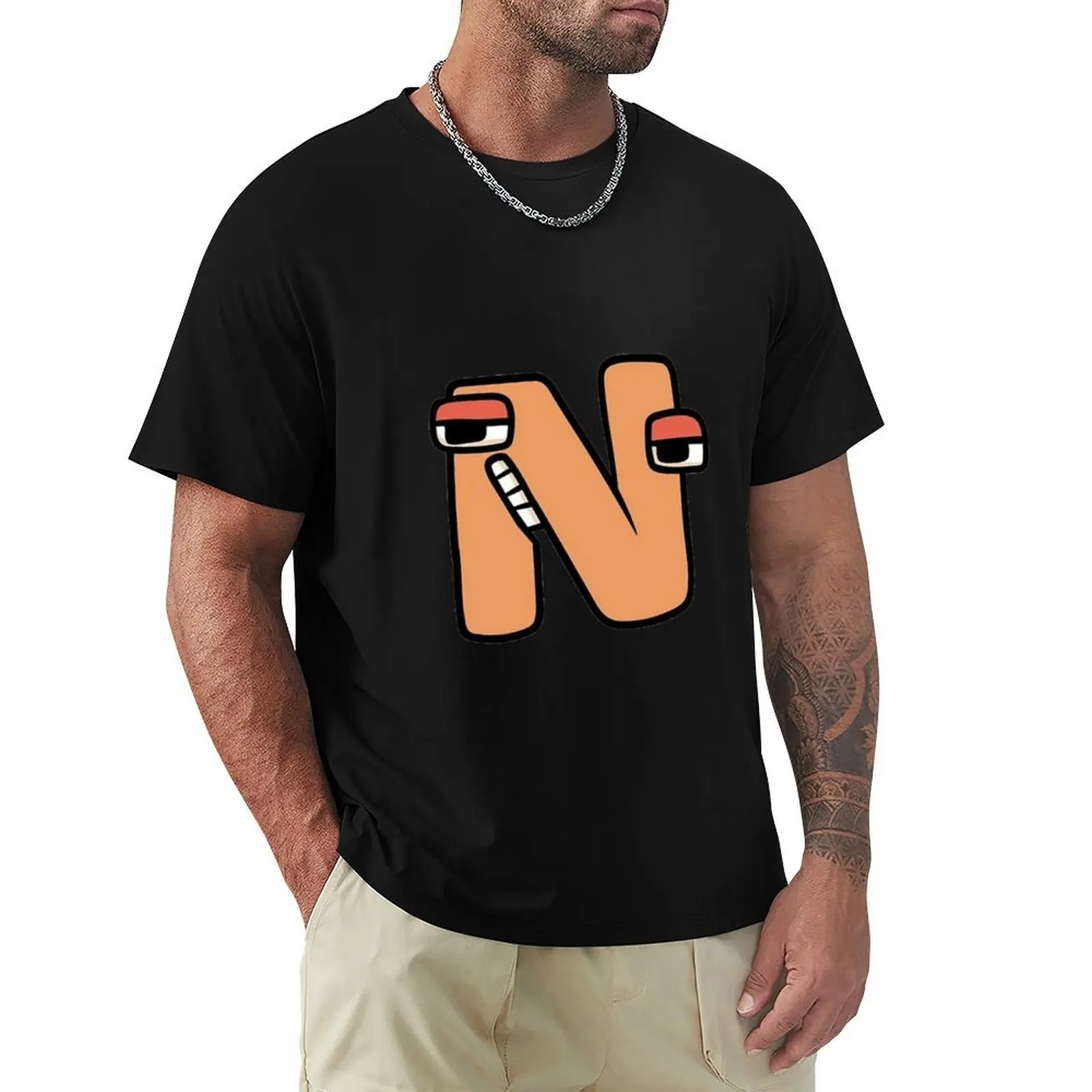 N ALPHABET LORE T-Shirt Performance Workout Short Sleeve Tee