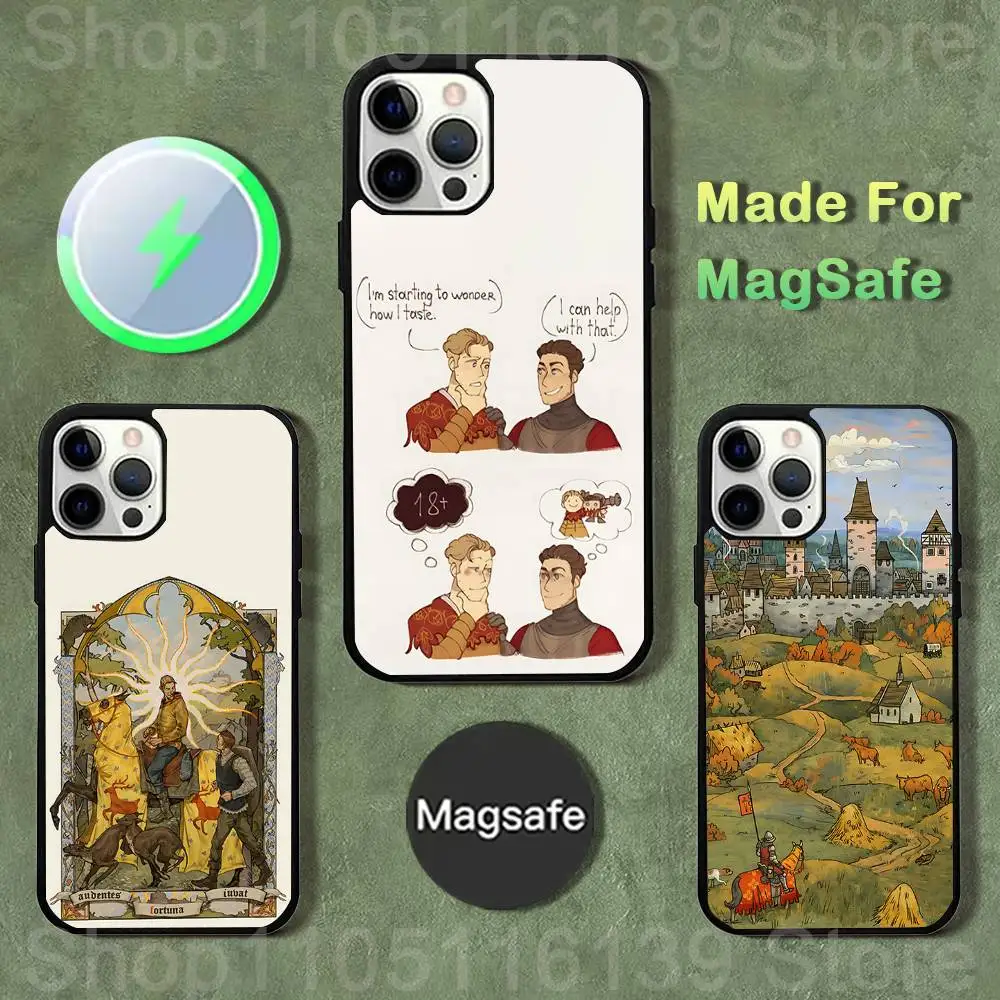 

Kingdom Come Deliverance Phone Case For iPhone 17,16,15,14,13,12,11,Pro,Max,Plus,Mini,SE4,E Magnetic Magsafe Wireless Charging