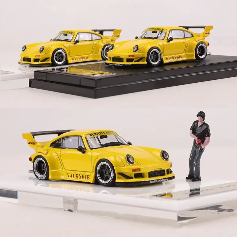 Star Model 1:64 car  RWB930 wide-body modified version GT rear wing black &Time Micro Alloy car model