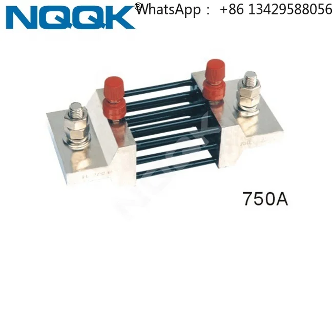 

FL-27 DC 750A 75mV DC Electric Current Shunt Resistors for Amp Panel Meter